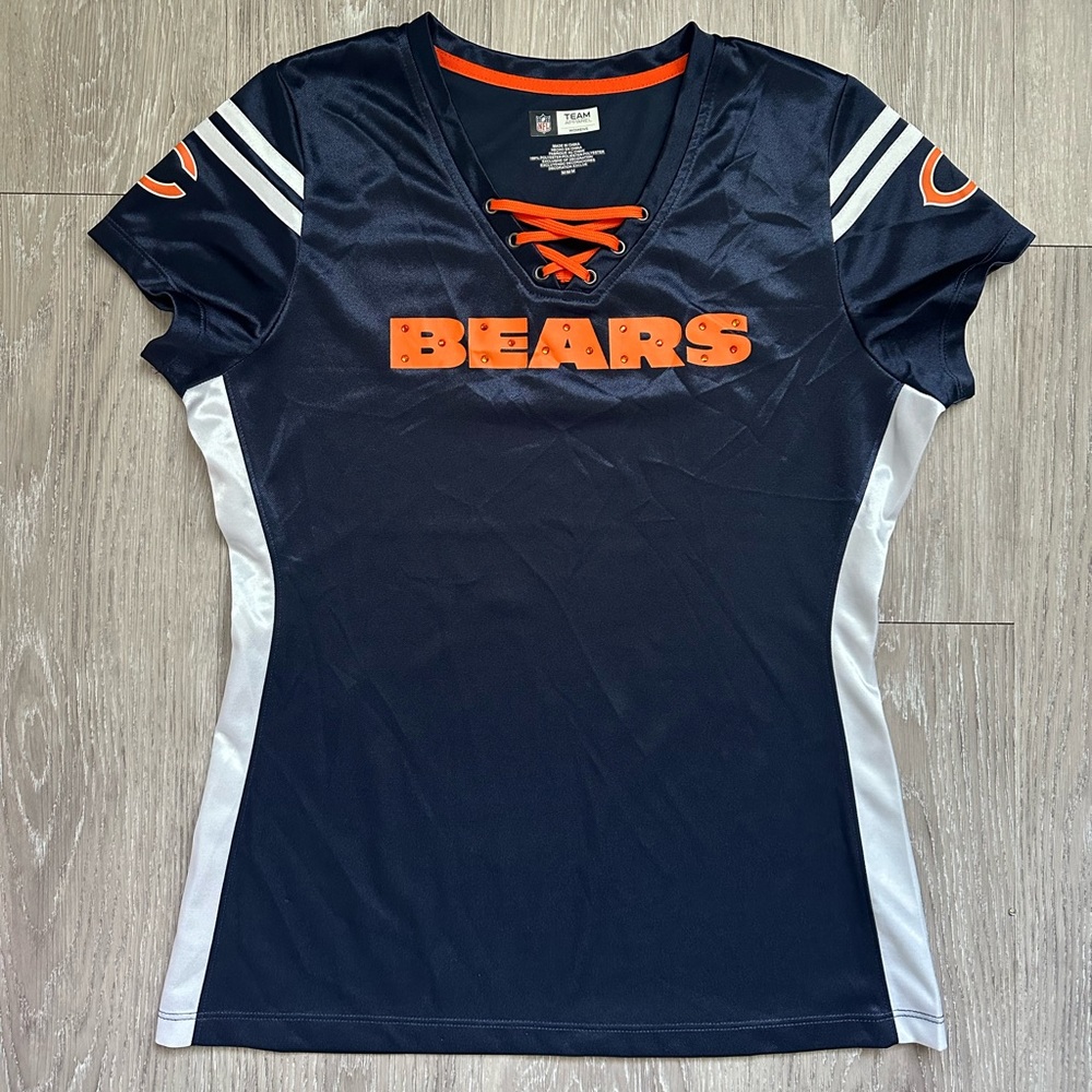 Chicago Bears Women’s Football Jersey Tee